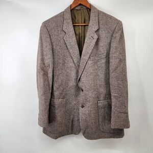 Tweed Blazer Sportcoat Vintage Franco Chest 42 Length 21
